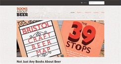 Desktop Screenshot of booksaboutbeer.com